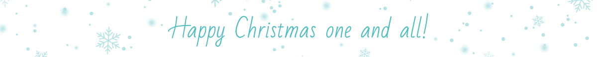 Christmas sign-off mini banner